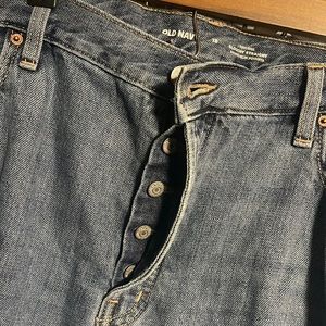 Slouchy Straight ripped Jean